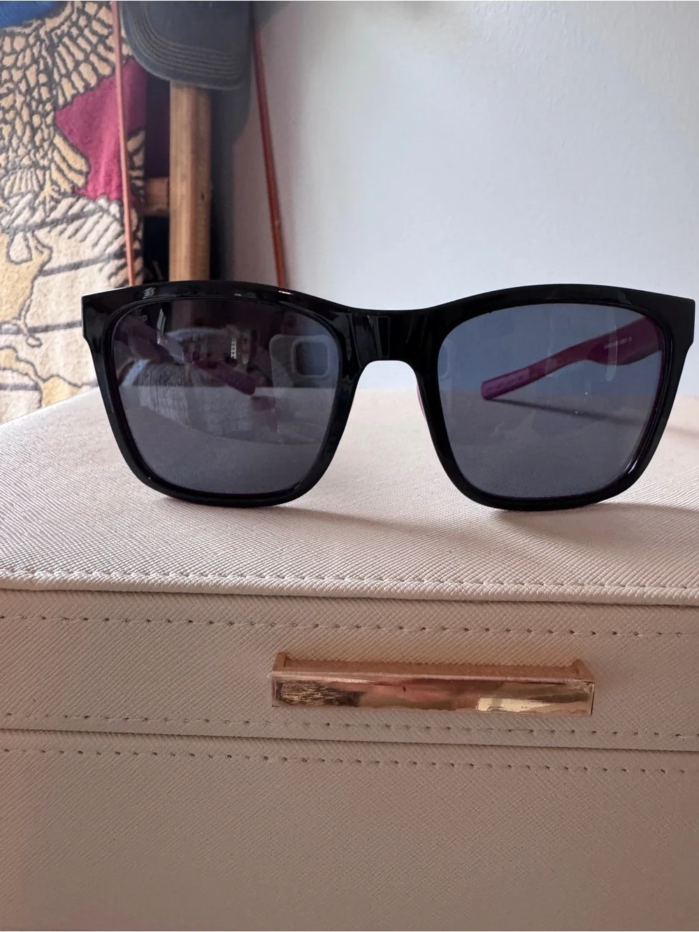 Costa Panga Women's Black Frame Sunglasses with Dark Lenses